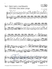 Don Giovanni für zwei Violinen oder Flöten